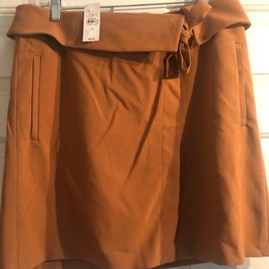 Loft camel colored skirt.  NWT